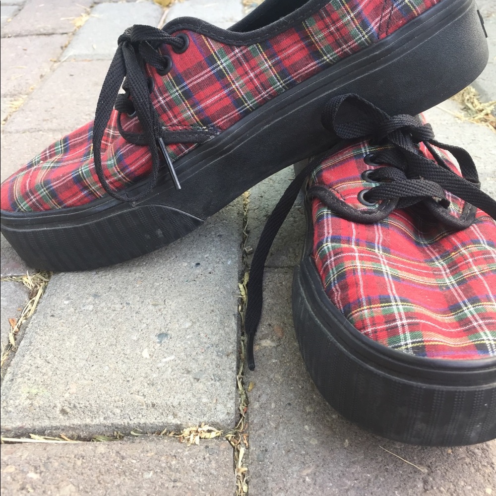 Platform vans size 8 great condition